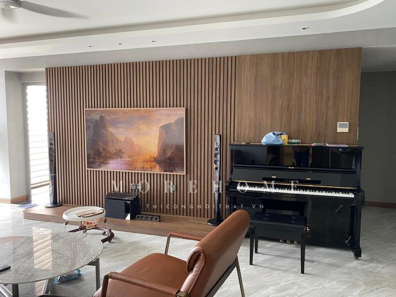 Việc thi công nội thất hiện đại ở một góc nhỏ của căn phòng sẽ tôn lên vẻ đẹp, tiện nghi và thẩm mỹ cao cho không gian.